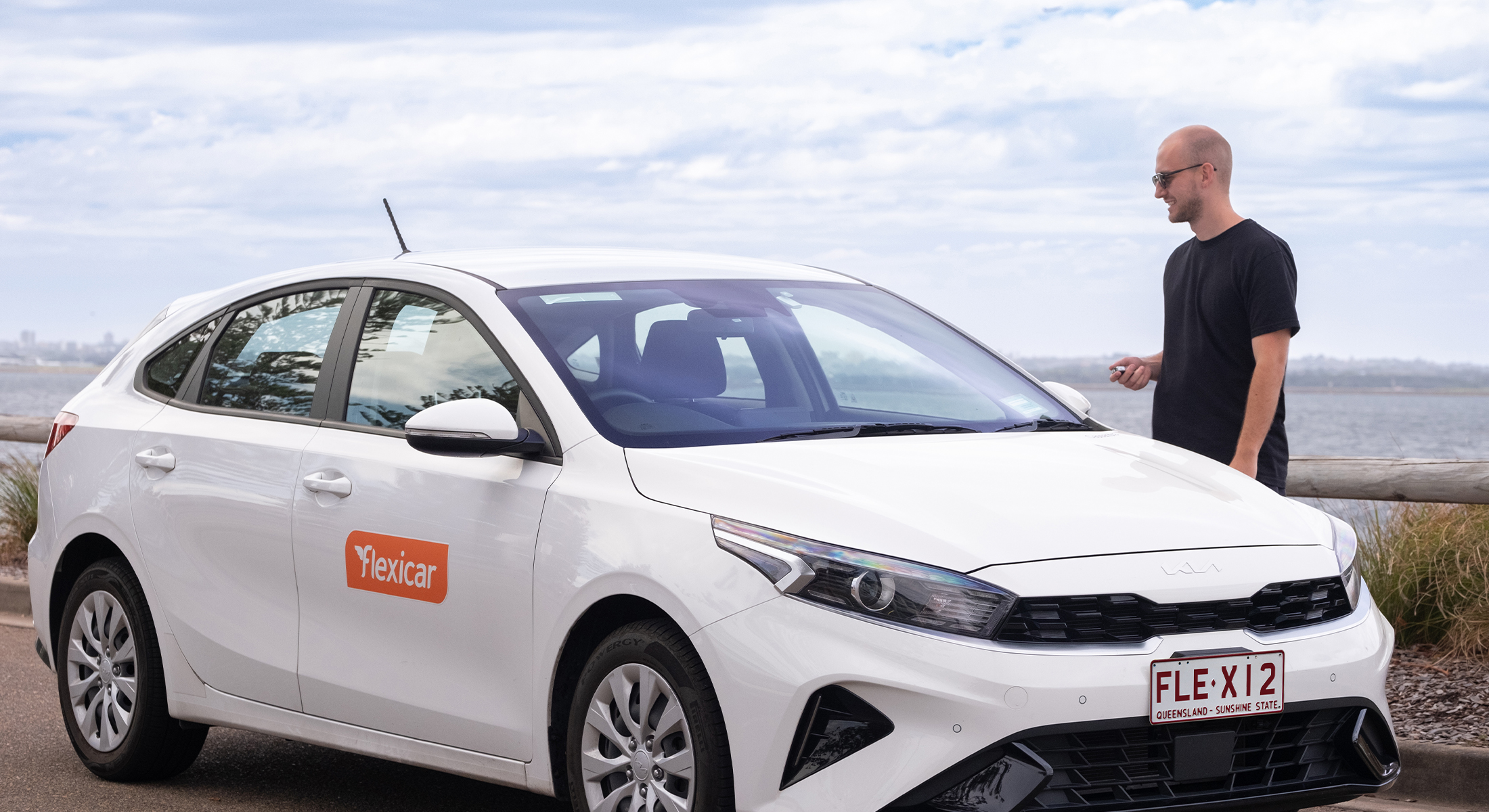 Flexicar vehicles available for hire in Novotel Melbourne Airport undercover parking
